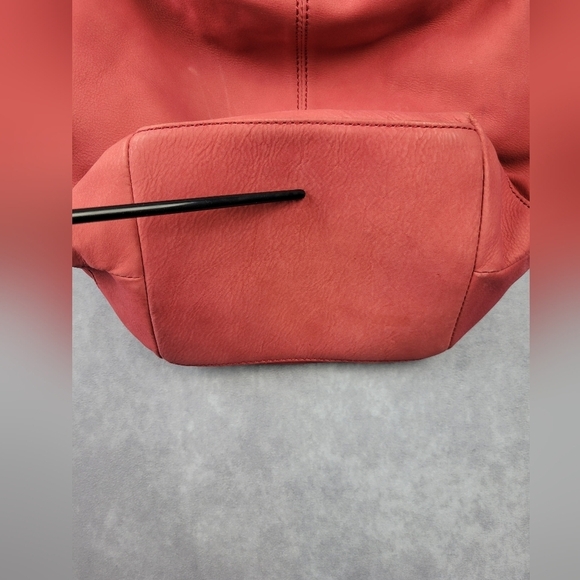 Donald J Pliner Apricot Bucket Shoulder Bag Med - Picture 14 of 16